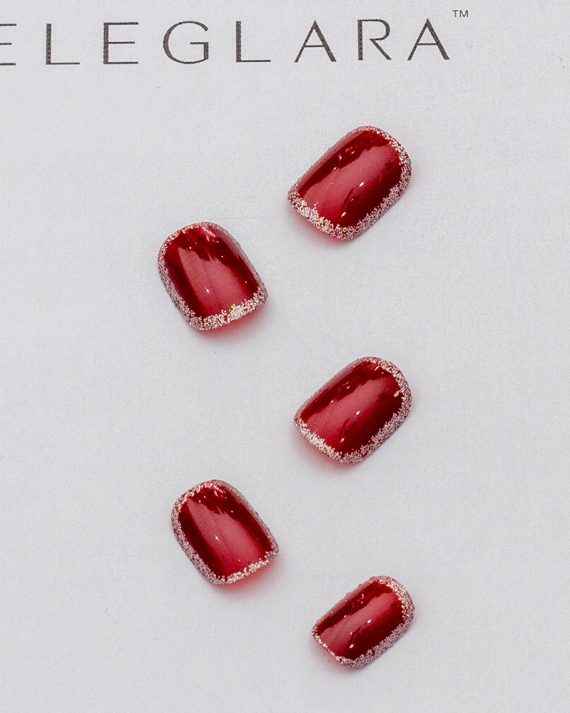 The main photo of eleglara short square press on nails