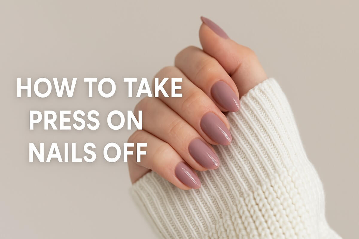 Featured image of the article how to take press on nails off